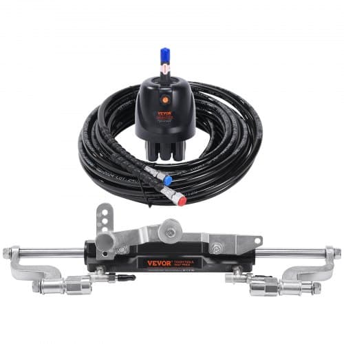 Hydraulisk påhængsstyringssæt, 792,5 cm slange, til både, marint styresystem