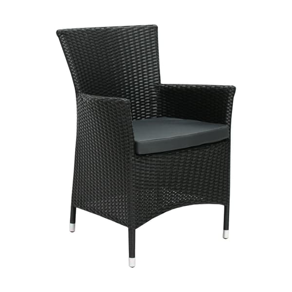 Tuoli WICKER-1 61x58x86 cm musta