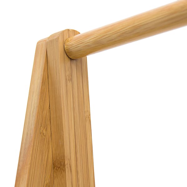 Vaateteline 158,5x51,5x40,5 cm vaalea ruskea bambu, Kodustaar