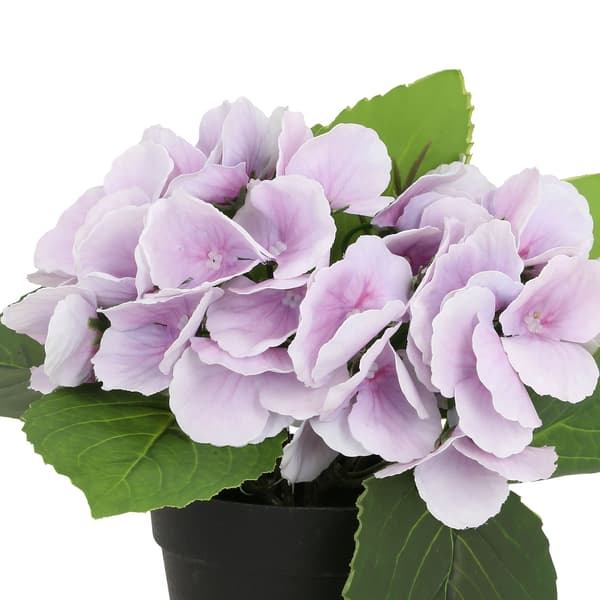 Kunstig blomst 18 cm lilla plast