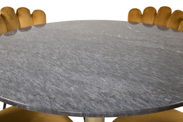 Spisebord Estelle 106x75 cm Sort Marmor