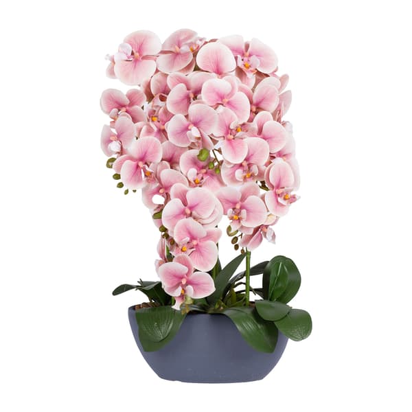 Tekokukka orkideakimppu 64 cm vaaleanpunainen