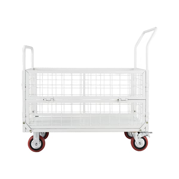 Plattformvagn, 1130x675x1070 mm, Fällbar, Extra robust, Legerat stål