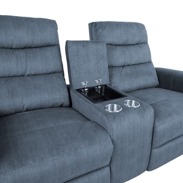 Fåtöljsoffa Gaston 182x85x104 cm Blå