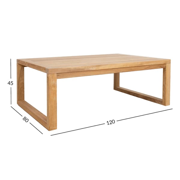 Soffbord Serenity 120x80x45 cm teak