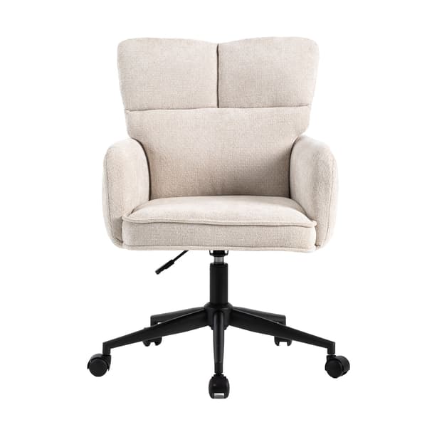 Kontorstol Lorena 59x62x86-93 cm Hvid