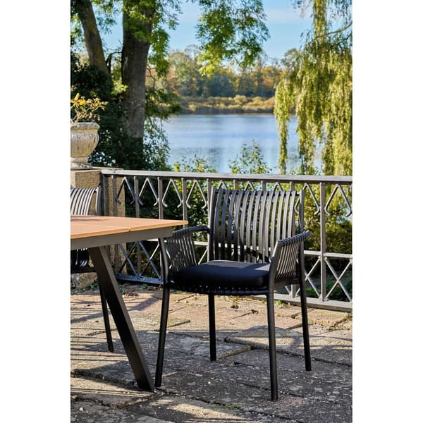 Havestol, Tulsa, 59,5x56,5x82,5 cm, Sort