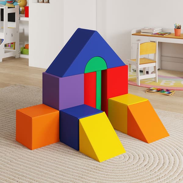 Skum Byggeklodser Sæt til Børn 11 Stykker Multifarvet