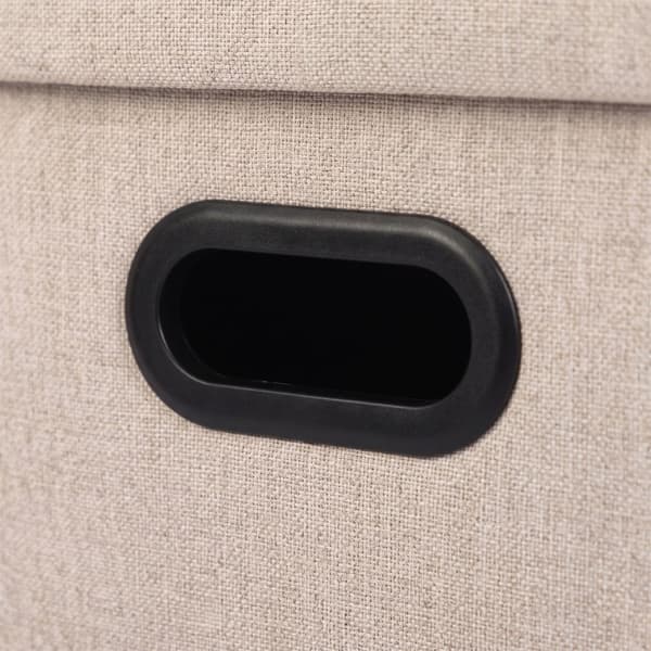 Sammenklappelig skammel, beige nuancer, Kodustaar