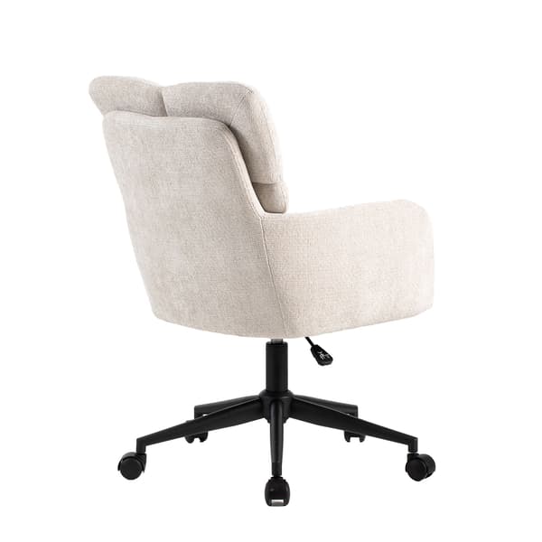 Kontorstol Lorena 59x62x86-93 cm Hvid
