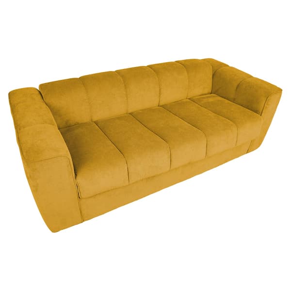 Soffa Säng STELLA 206x94x70 cm gul