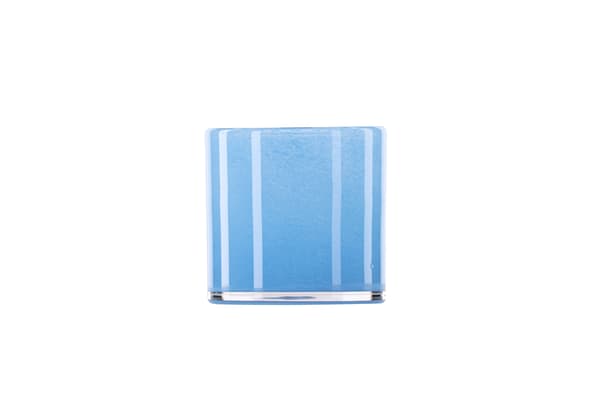 Lanterne Glora 12x12 cm Blåt Glas