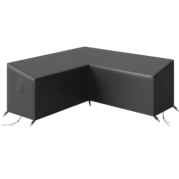 Huonekalusuoja 216x216x78 cm Musta Polyesteri