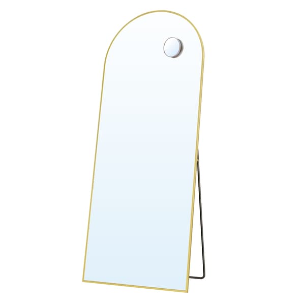 Helkroppsspegel 165x60 cm Guld Glas