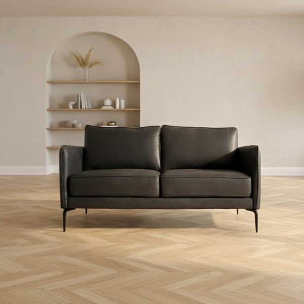 Soffa SOFIA 2-sits 175x83x82 cm mörk oliv