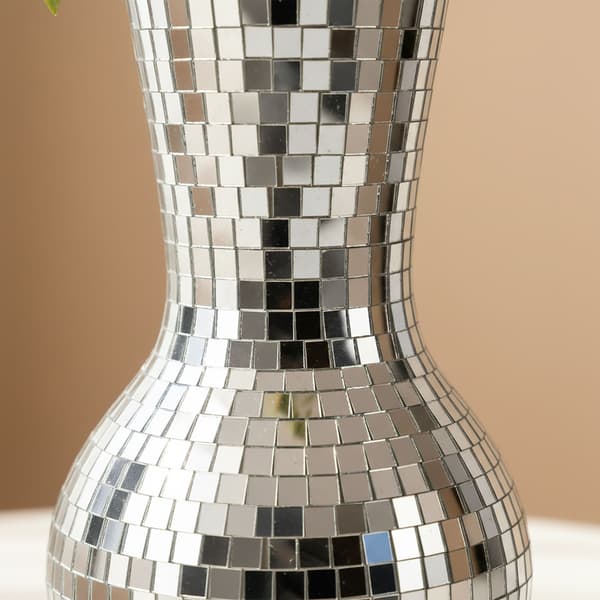 Vase, 28x14 cm, Sølv, Glas, Kodustaar