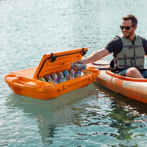 Kelluva viilennin 96x59,5x26,5 cm Oranssi LLDPE