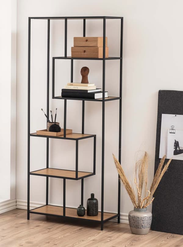 Hylde 77x35x185 cm Eg Sort
