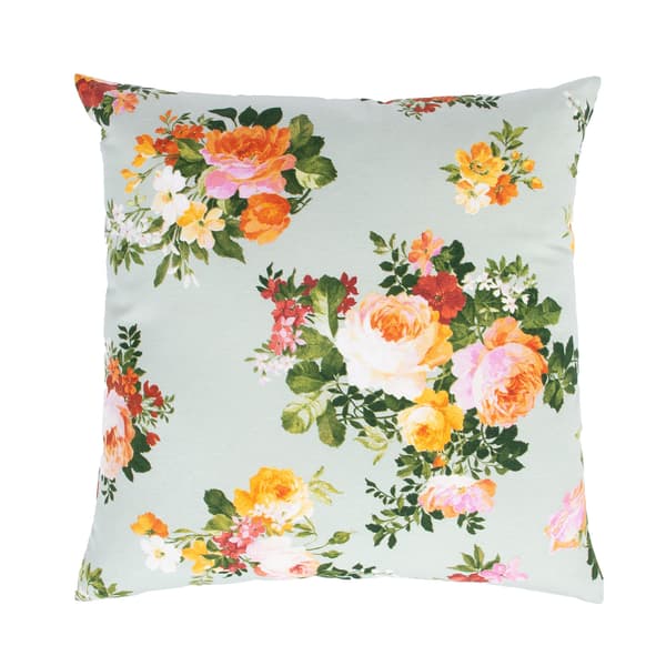 Kudde 50x50 cm blommig bomull