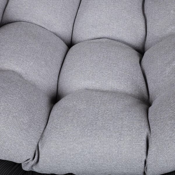 Kudde 95x75 cm Grå Polyester