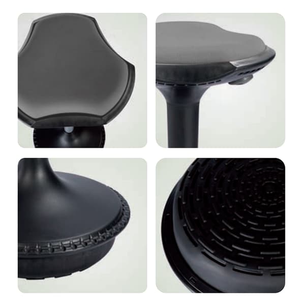 Balance Stool JUST FUN 33x59,5x84 cm Gråt Stof