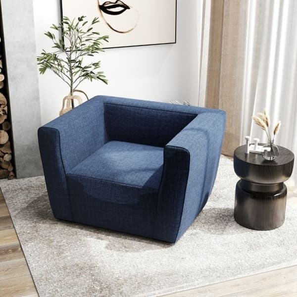 Uppblåsbar soffa 104x81x67 cm blå, avtagbart överdrag , Star