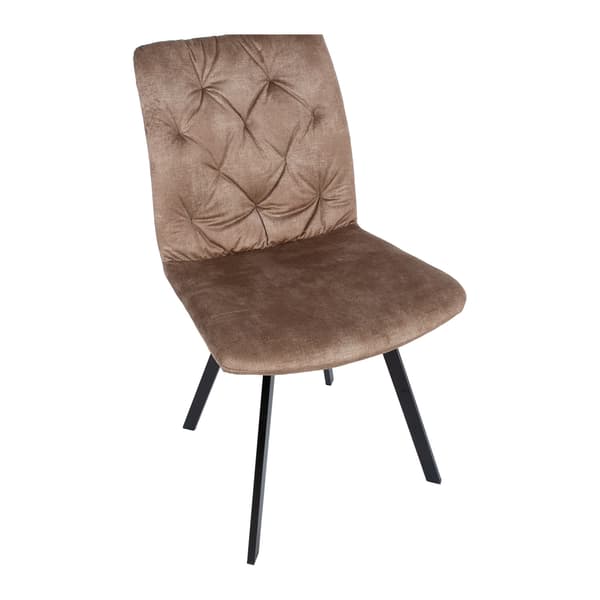 Tuoli AFTON 46x59x87 cm ruskea sametti