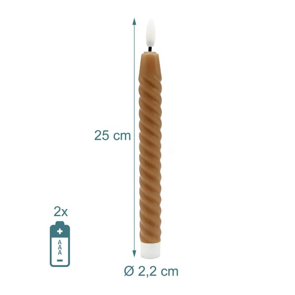 LED-kartiinituikkusarja 6 kpl, vahaa, Kodustaar