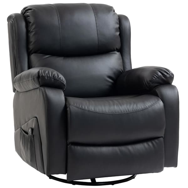 Massagestol, 97x92x104 cm, Sort, Kunstlæder