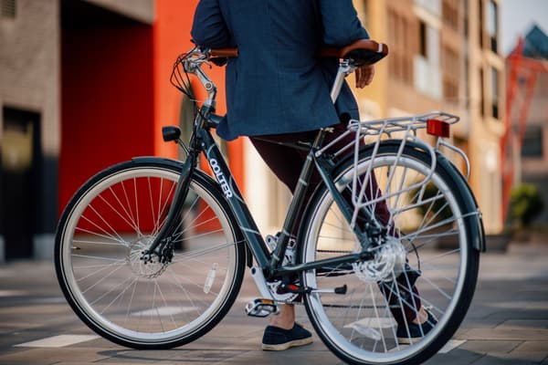 Elektrisk cykel Oolter Eke M grå färg