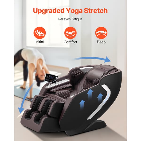Massagestol, 160x75x116 cm, Helkroppsrecliner, Zero Gravity, Massage