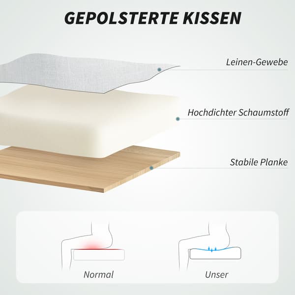 Kontorstol, 68x70x114-122 cm, Creme