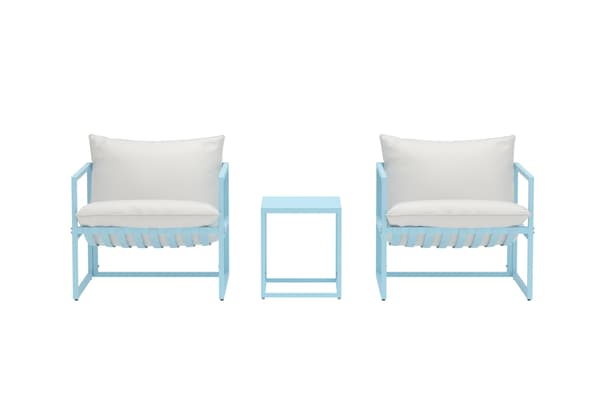 Lounge-sæt Messina lyseblå beige