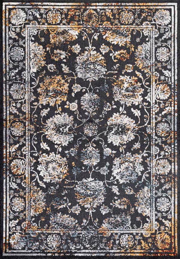 Matta DARLY-6 200x285 cm Svart Beige Polypropen