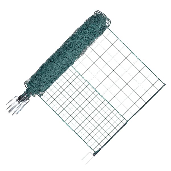 Midlertidigt hegn 125x2500 cm grønt plastiknet