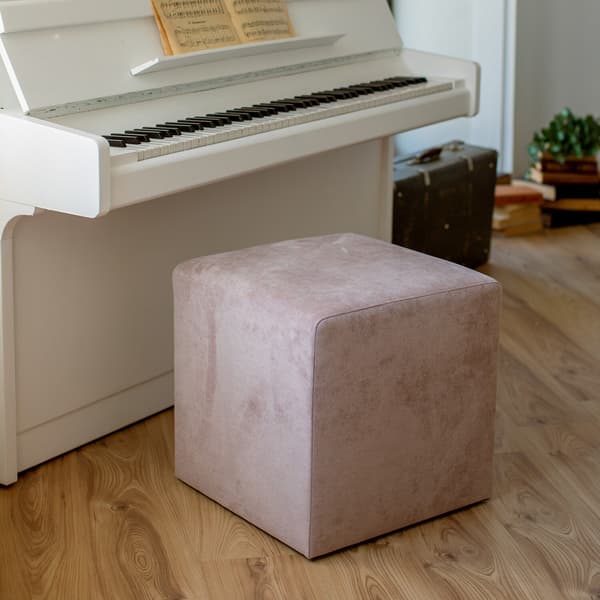 Puff LYN 45x45x45 cm rosa