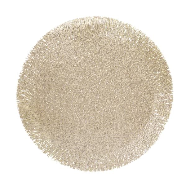 Pöytätabletti 38 cm kulta PVC