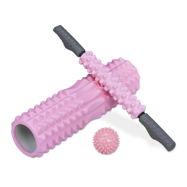 Fascia Roller Set 45x12,5 cm Rosa, Kodustaar