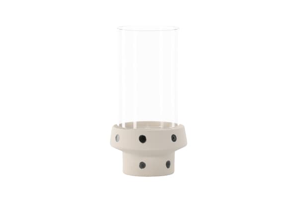 Lanterne Davida 15x29 cm Hvid