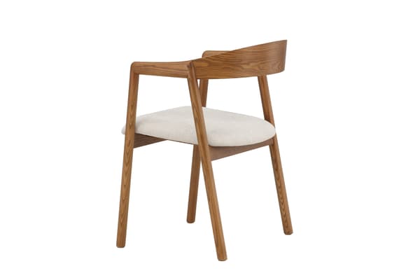 Spisebordsstol Långön 49x48 cm Brun Beige Stof