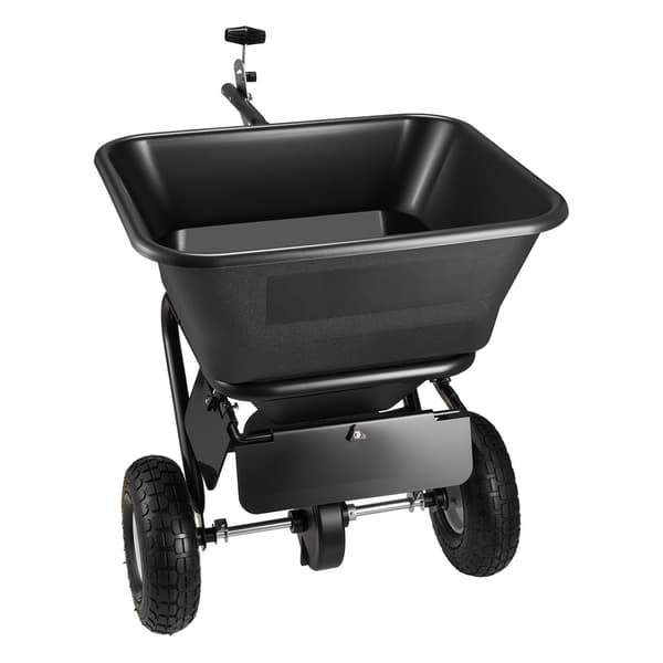 Plænespreder, 940x570x660 mm, 38,6 kg, Sort, Stål