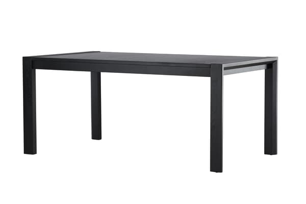 Spisebordsskyder 250x95x75 cm Sort Eg