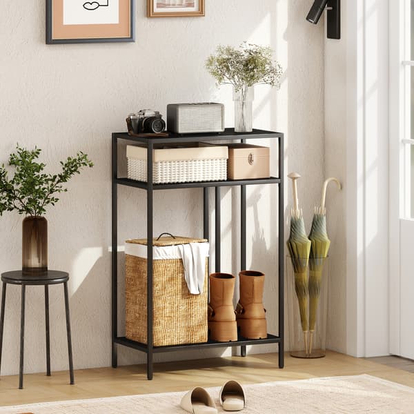 Konsolbord 55x30x85 cm Sort Metal