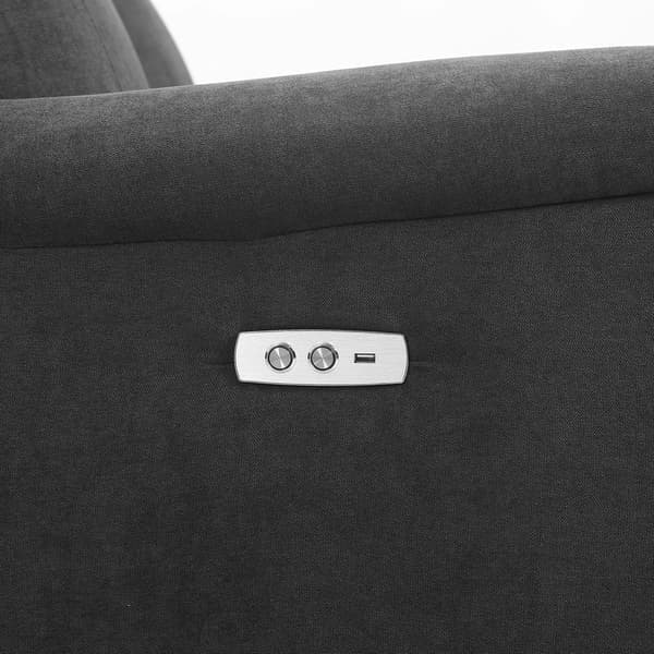 Lænestol Sofa MILO 209x96x103 cm Gråt Stof