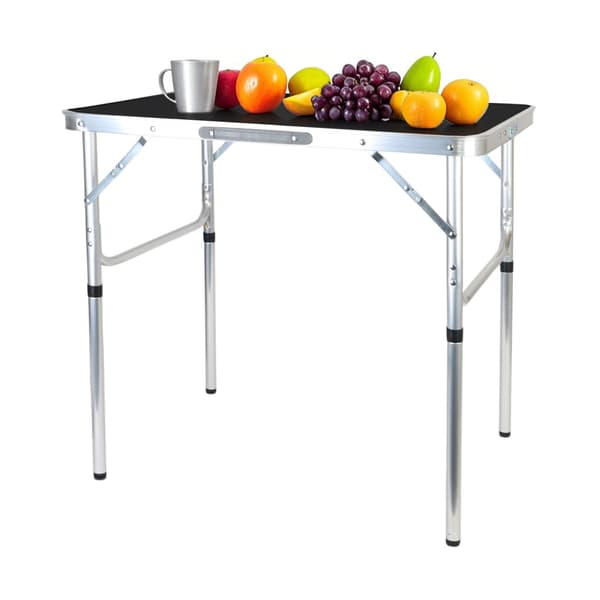 Campingbord, 70x75x55 cm, Svart/Silver, Fällbart, Kodustaar