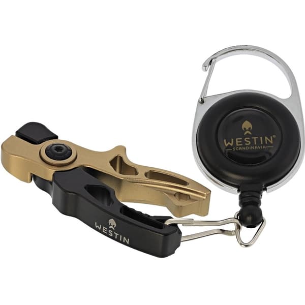 Westin Micro Line Cutter + Pin On Reel Black Sand