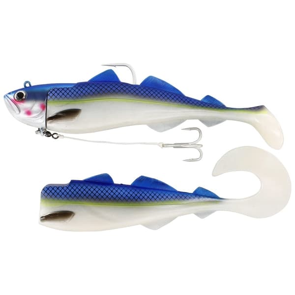 Westin Crazy Daisy Jig 400g 27cm Blue Pearl #8/0+#3/0 1+2pcs