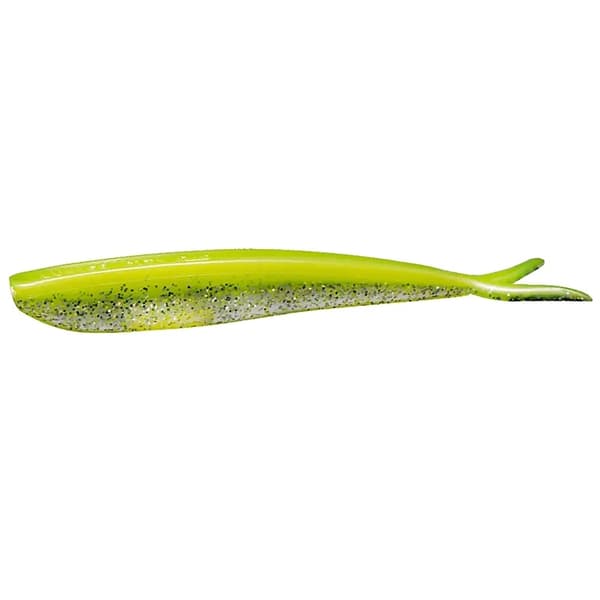 Lunker City Fin-S Fish Chartreuse Silk Ice 6,35cm 20-pack