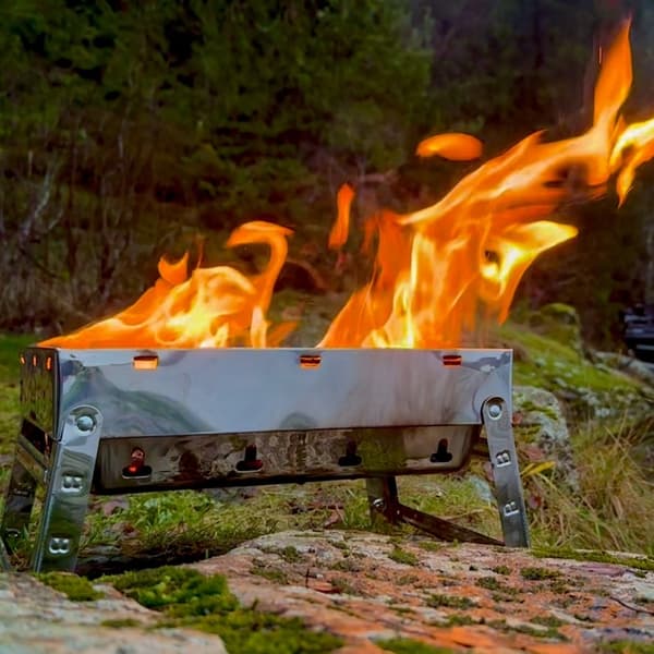 Hurricane Grill Box Rustfrit Stål 39x30x8cm