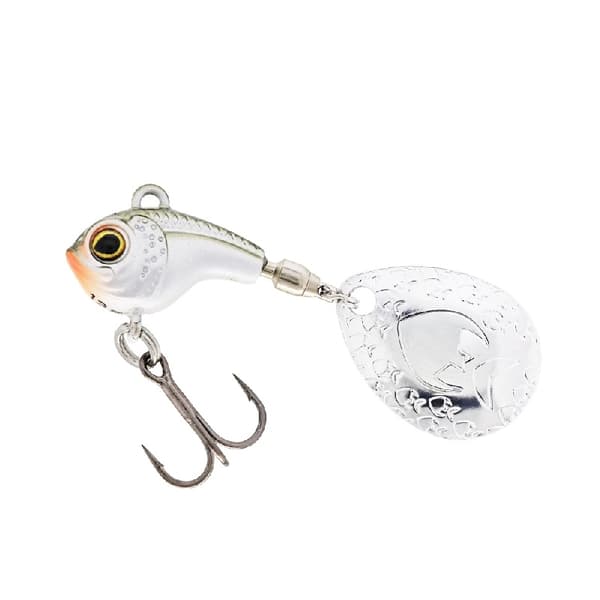 Westin Dropbite Tungsten Spin Tail Jig 2cm 13g Clear Olive